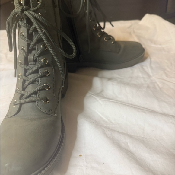 GBG Los Angeles Women's Olive Combat Boots 8.5‎ - Picture 5 of 16